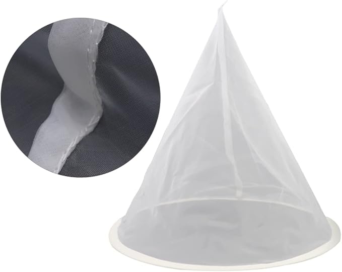 SECFOU 2pcs Fine Gauze Mesh Honey Strainer Filter Net - Image 4