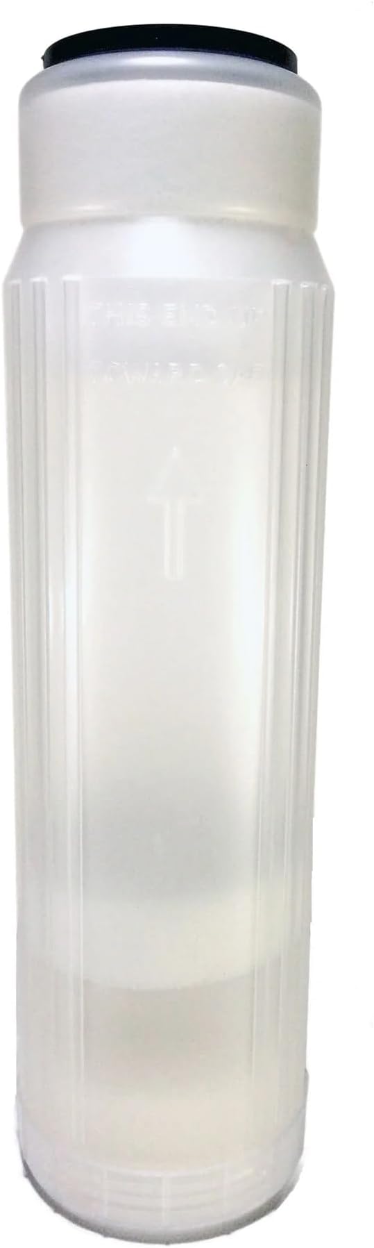 AQUATICLIFE 10" x 2.5" Translucent Refillable Reusable Water Filter Cartridge by AQUATICLIFE