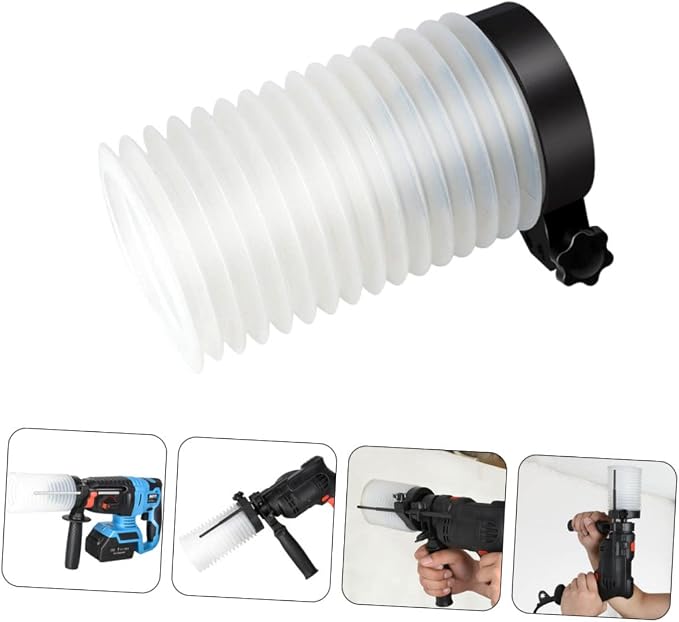 HOMSFOU Electric Hammer Drill Dust Shroud Fit Drill Press Cover Ash Bowl Health - Image 3