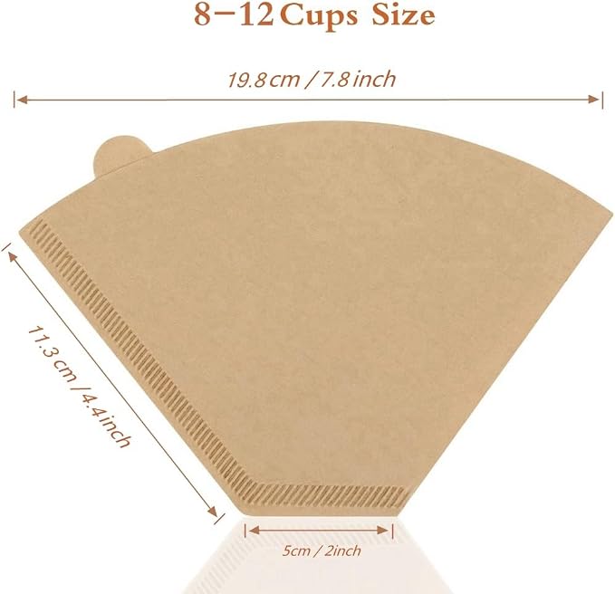 Coffee Filter #4, Cone Coffee Filter 8-12 Cups, Disposable Coffee Filters Paper - Image 3
