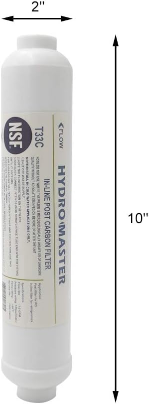 HYDRO MASTER IN-LINE POST CARBON FILTER - Image 3