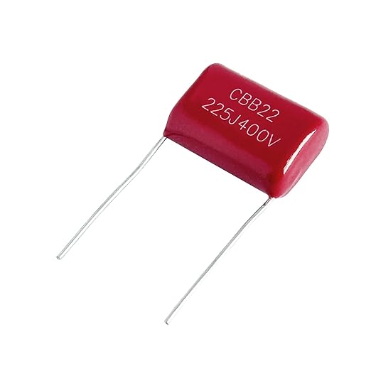 10pcs CBB22 400V 225J 2.2UF P20 Metallized Polypropylene Film Capacitors by Cermant