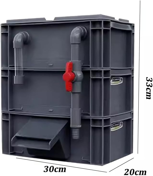 GRRICEPL Fish Tank Filter Box, Waterfall Bio-Filtration Aquarium, Turtle Tank - Image 7
