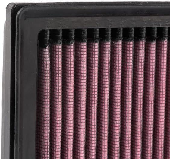 K&N Engine Air Filter: Reusable, Clean Every 75, 000 Miles, Replacement Car Air - Image 3