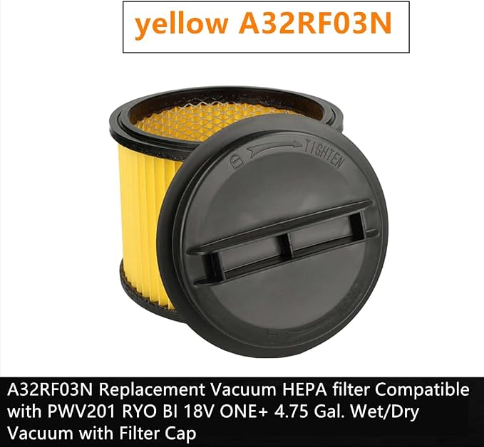 1 PACK Amigriki yellow A32RF03N Replacement Cartridge Vacuum HEPA filter - Image 6