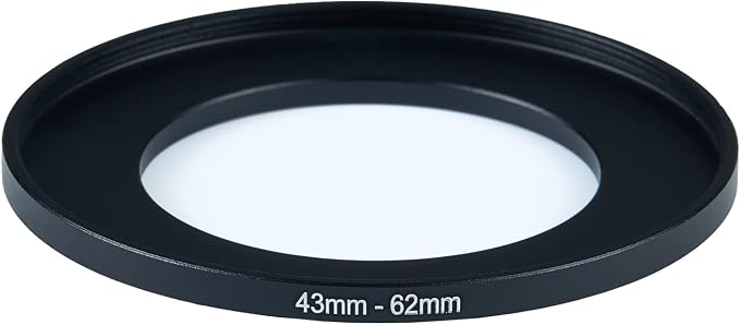 43mm to 62mm Step-Up Ring Filter Adapter - Image 2