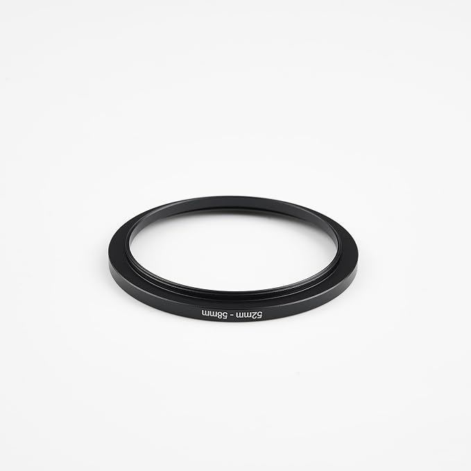 52mm to 58mm Step-Up Ring Filter Adapter, Metal Ring Step-Up Rings Adapter - Image 3