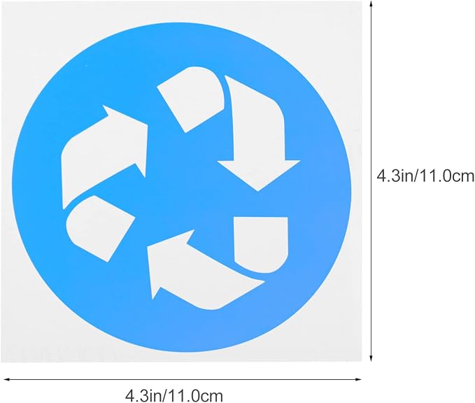 Zerodeko 12pcs Garbage Sorting Stickers - Image 4