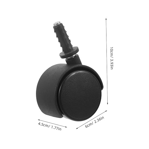 Zerodeko 4pcs Nylon Appliance Swivel Casters - Image 2