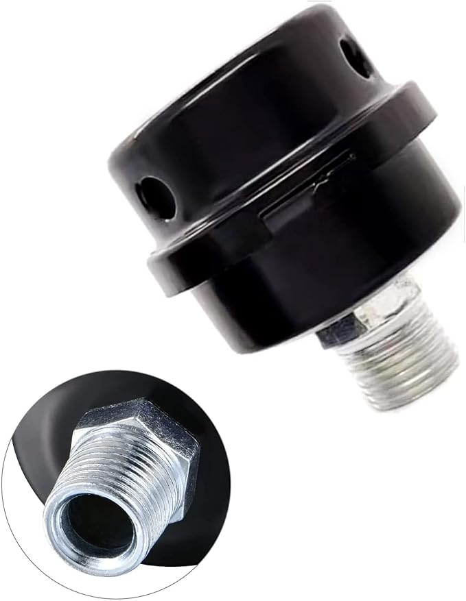 2 Pcs 20mm Air Compressor Silencer Filter, 1/2"Thread Intake Filter Noise - Image 3