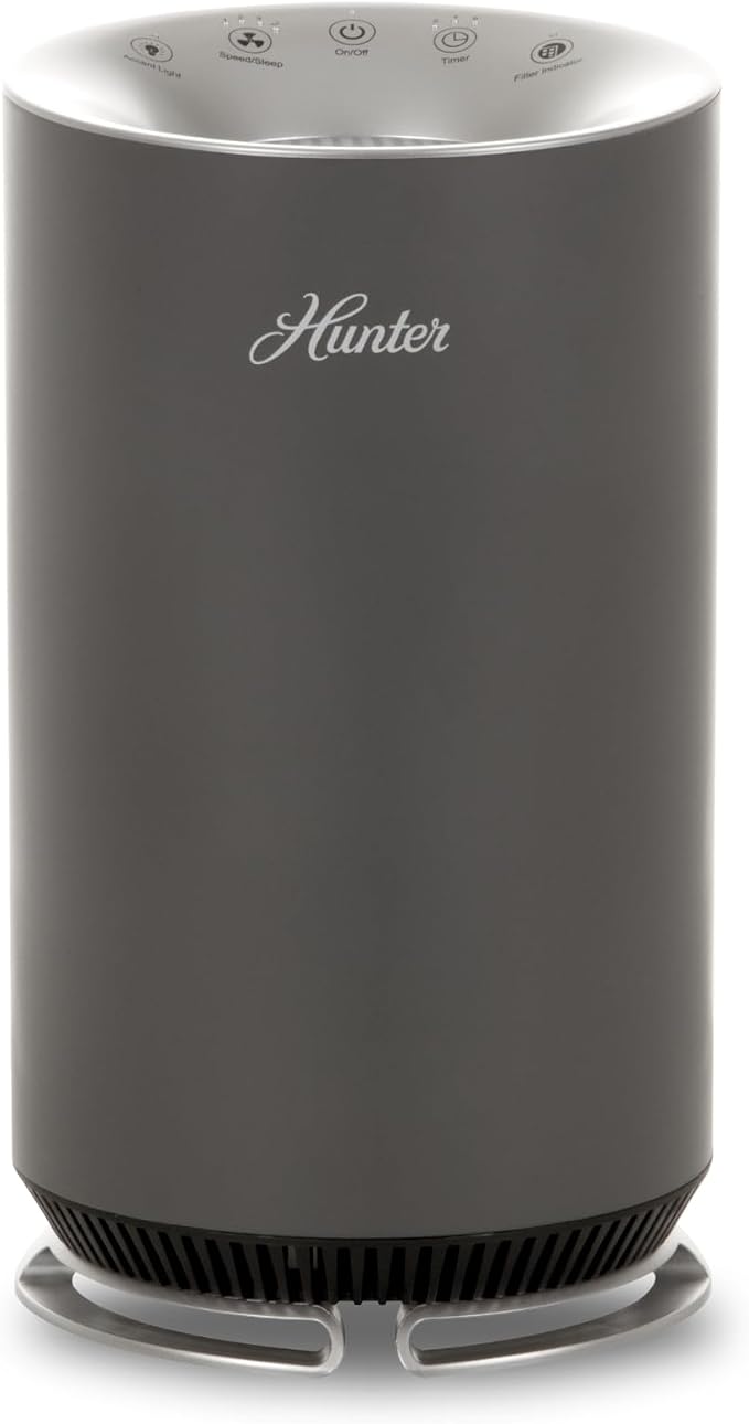 Hunter HP125 AirX EcoSilver HEPA Digital Air Purifier by HunterFanCompany