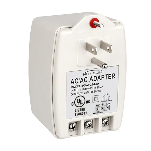 24VAC 40VA Plug in Transformer, Doorbell Transformer Compatible by WUYELIN