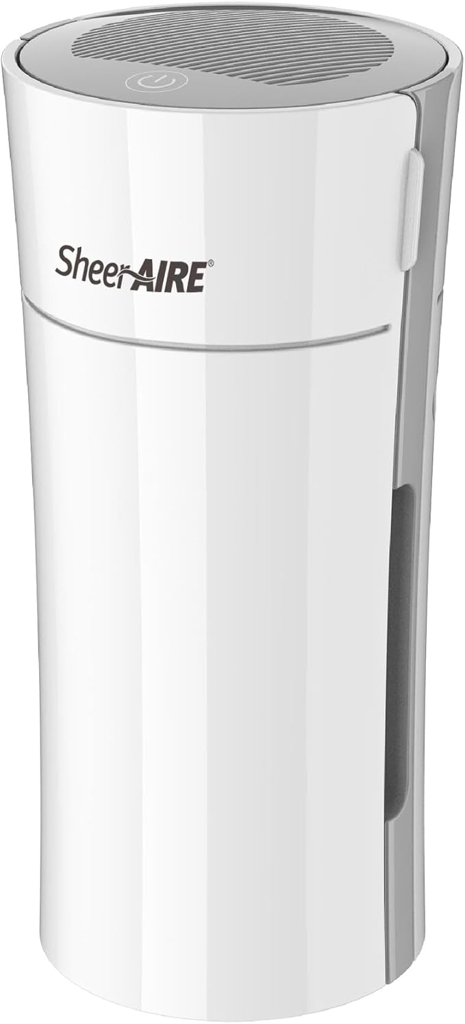 Home & Car HEPA Air Purifier USB-C Charging, Ultra-Quiet 22dB, Compact Design by SheerAIRE