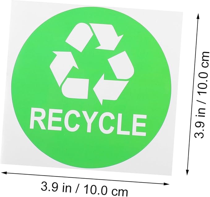 9pcs Trash Can Classification Stickers Recycling Labels - Image 6