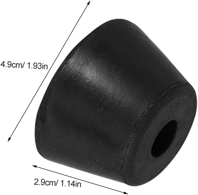 LALAFINA 4pcs Rubber Vibration Pads Pad - Image 2