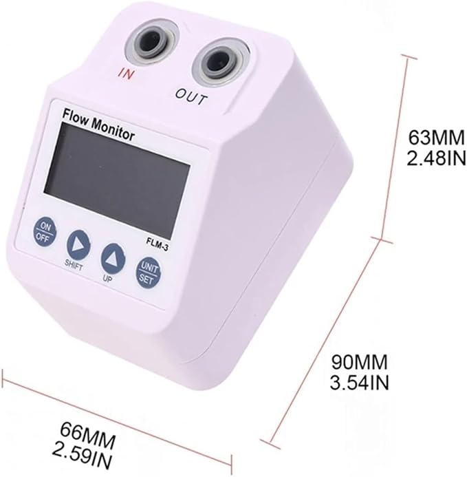 LIAMOS Monitor Filter Water Flow Meter Electronic Digital Display Water - Image 6