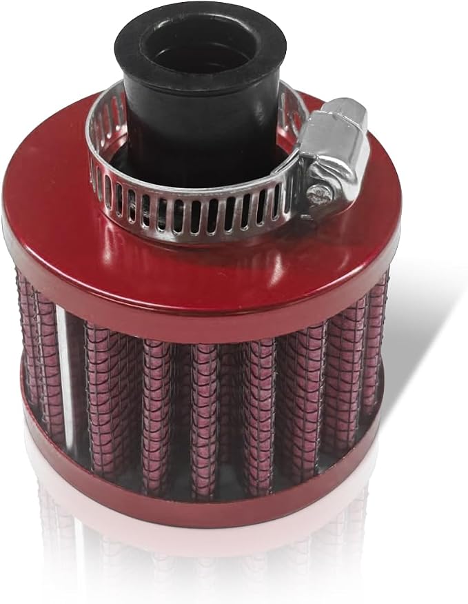 ZIMISI 0.47"/12mm Car Cold Air Intake Filter, Round Tapered Car Valve Cover by Unknown
