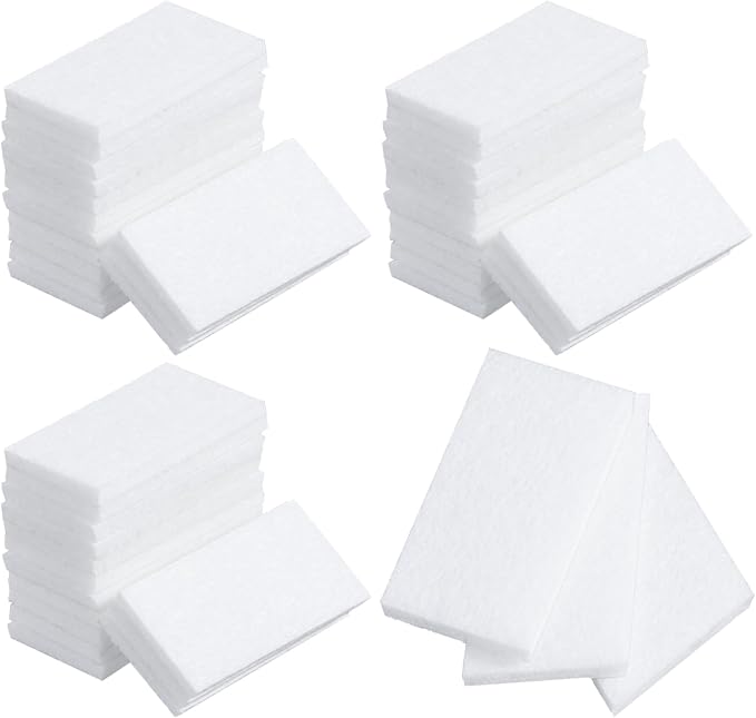 50 Pack Unscented Aroma Pads, 1.7x0.91" White Aroma Oil Refill Pads by Unknown