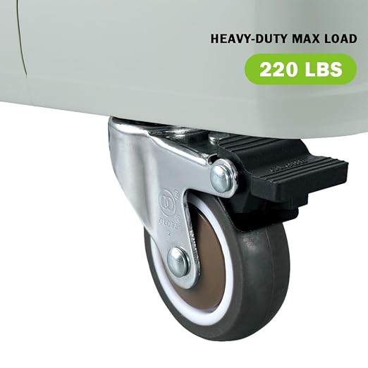 2" Caster Wheels Set of 4 Heavy Duty No Noise Castors - Image 4
