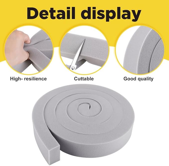 moonoom 2 Pcs Foam Air Conditioner Weatherseal Tape-2''x1''x6.5ft Air - Image 3
