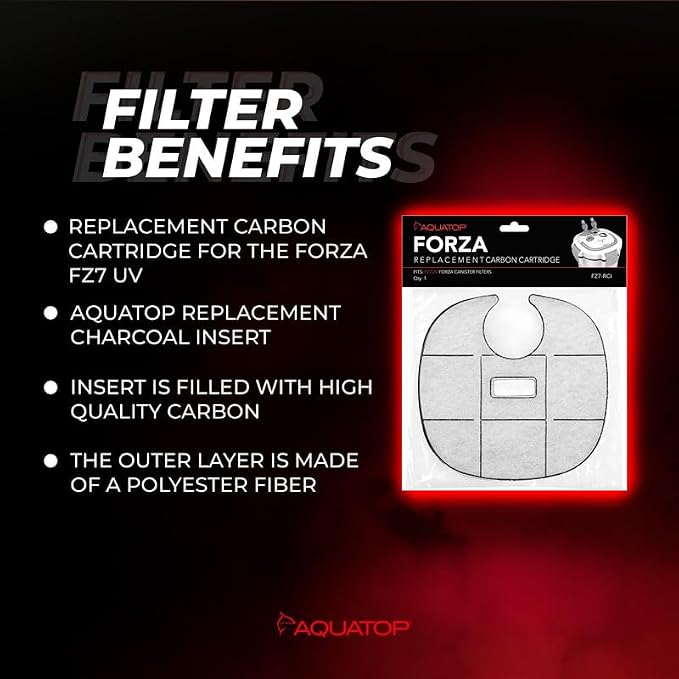 Aquatop Replacement Carbon Cartridges – Fits Forza FZ7 Canister Filters – - Image 3