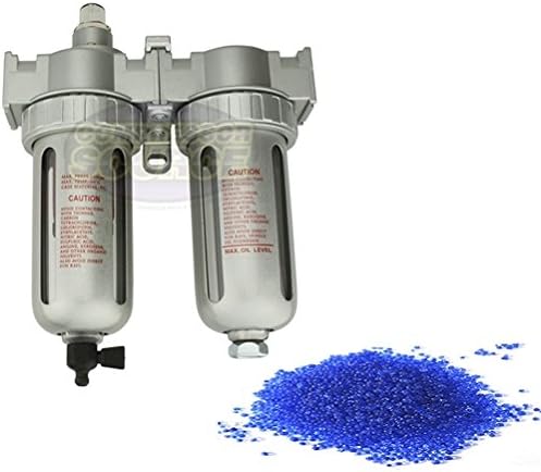 3/8" Compressed Air In Line Filter And Desiccant Dryer Combo by Unknown