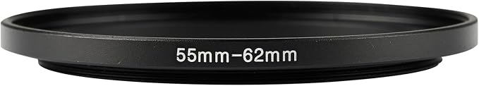 55-62mm Metal Step-Up/Down Ring Adapter Compatible - Image 3