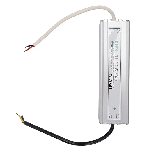 LPV LED Driver IP67 LED Power Supply Transformer, 24V DC Output, 85–264V AC - Image 3