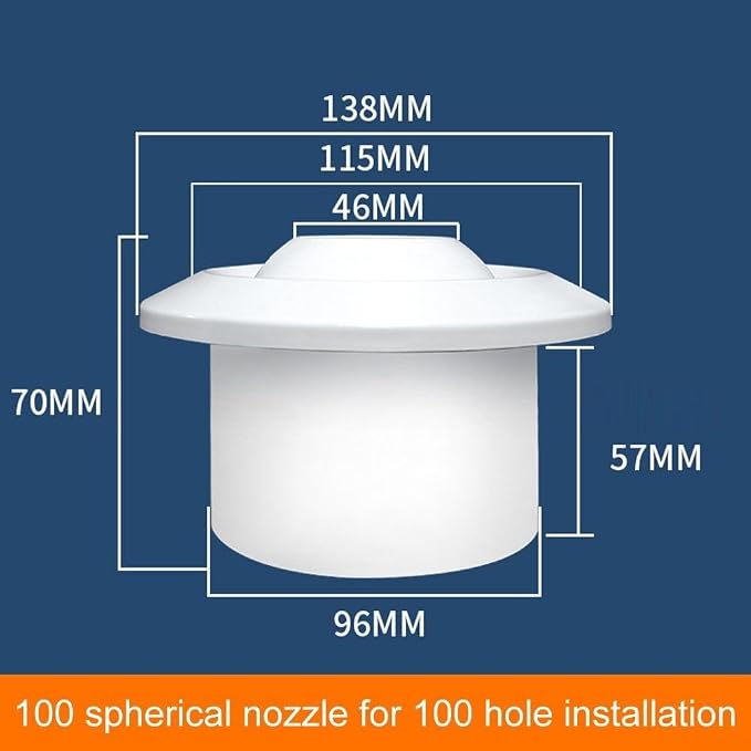 ABS Round Air Conditioning for exhaust Vent Cover - Image 9