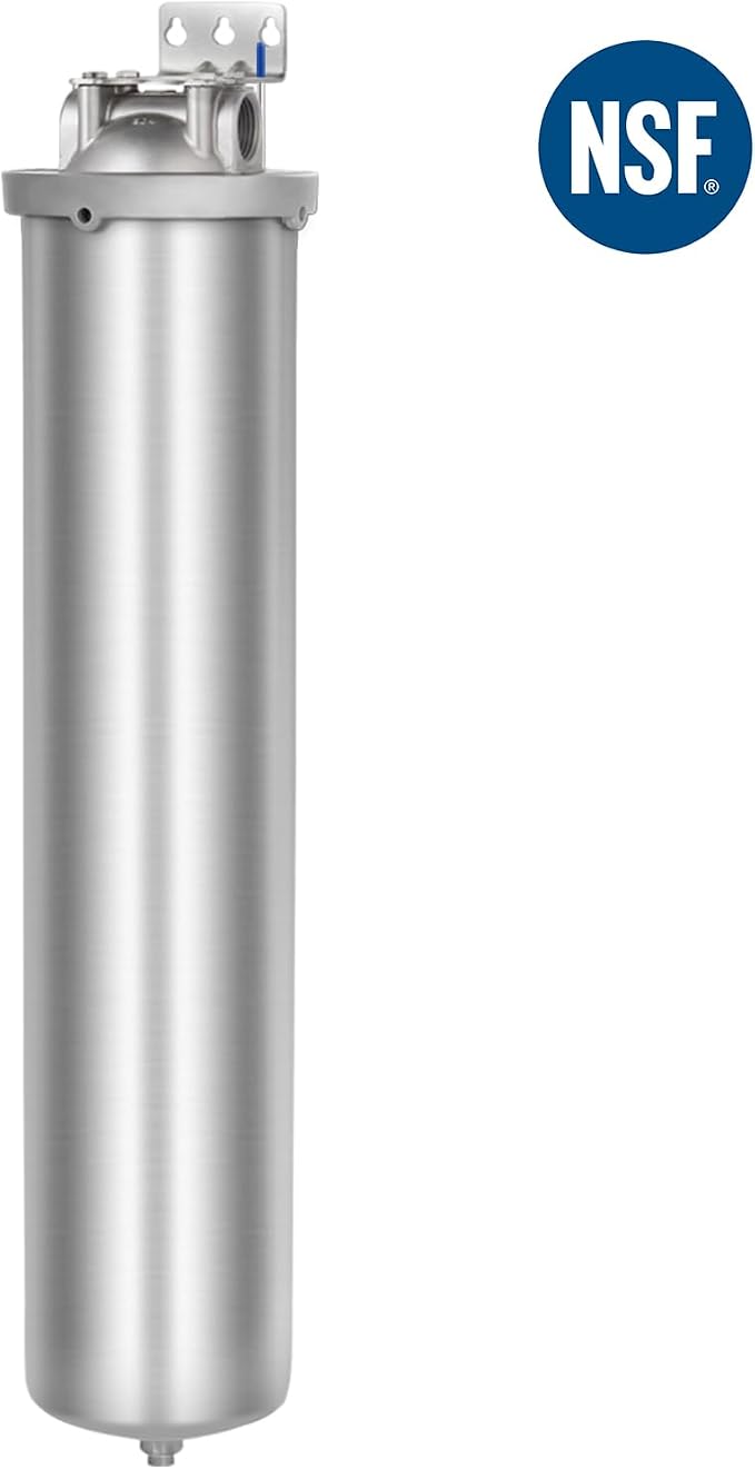 Amwater NSF/ANSI 42 Certification Big+ Stainless Steel Filter Housing - Image 2