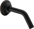 BESTILL Wall Mounted 6 Inch Extension Shower Head Arm, Shower Arm and Flange Included, Oil Rubbed Bronze
