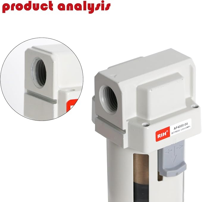 RIH 1/2" NPT Air Dryer for Compressor, Air compressor water separator, air - Image 5