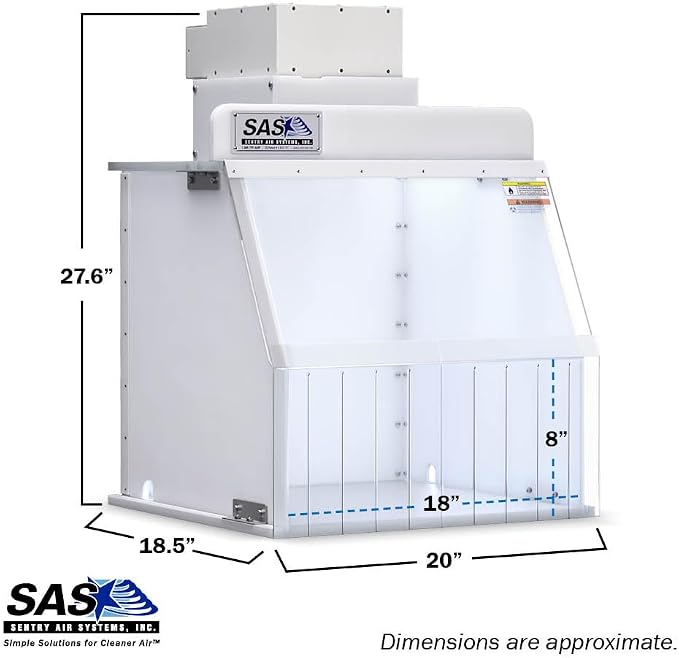 18” Portable Clean Room – Laminar Flow Hood - Image 2