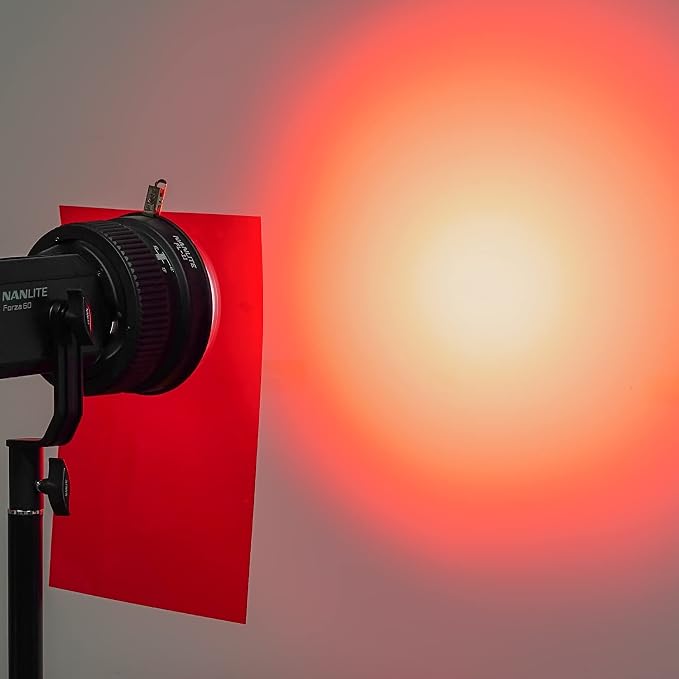 Lystaii 9pcs Gel Light Filter Color Correction Colored Overlays Transparent - Image 5