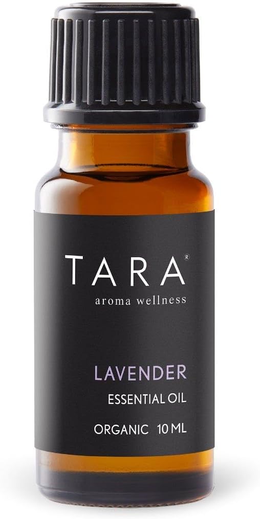TARA Spa Therapy Lavender Essential Oil – 100% Organic, Concentrated, Aromatherapy Formula, Lavender, 10ml