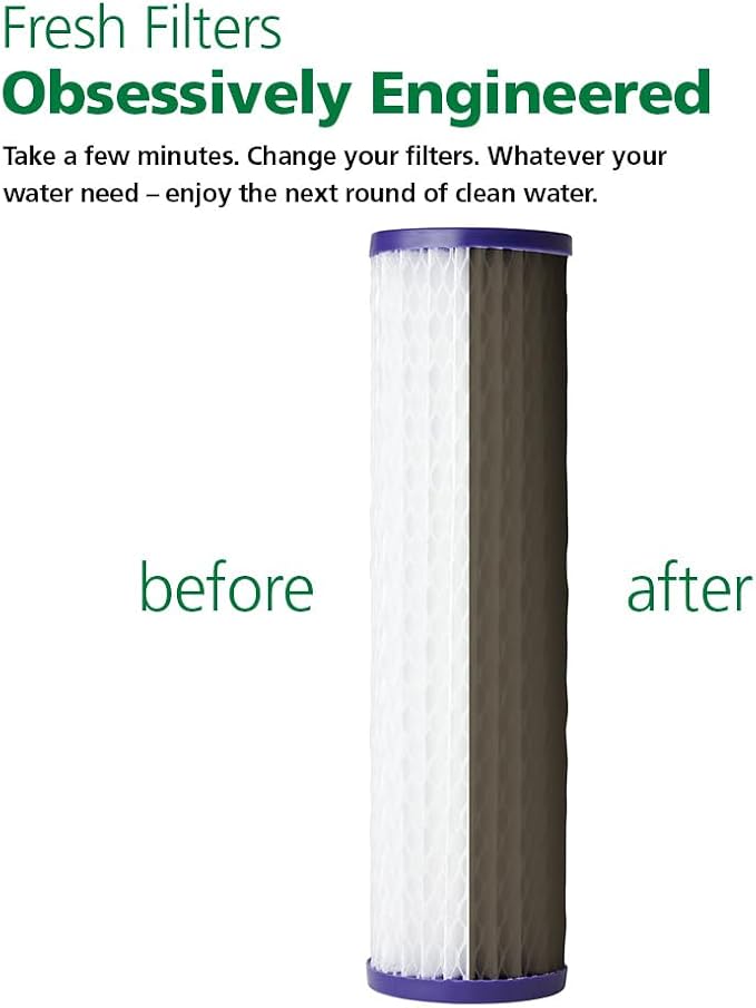 AO Smith 2.5"x10" 20 Micron Sediment Water Filter Replacement Cartridge - Image 2