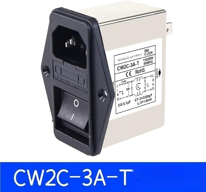 IEC Power Filter, Inlet Power Socket, IEC Socket Power Filter - Image 4