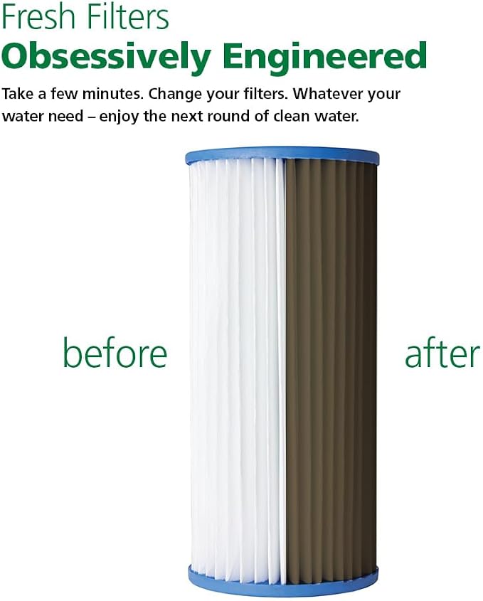 AO Smith 4.5"x10" 40 Micron Sediment Water Filter Replacement Cartridge - Image 2