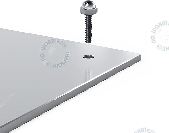 Bondi Silver ADA 316 Marine Grade Stainless Steel Outdoor Shower Panel-No Rust! Perfect for Swimming Pools. Hot & Cold Water Connections! Wall-Mounting & Freestanding Options
