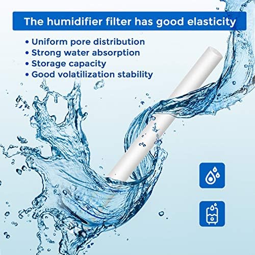 40 Pieces Humidifier Filter Cotton Refill Travel Mini Humidifier Filters Sticks - Image 4