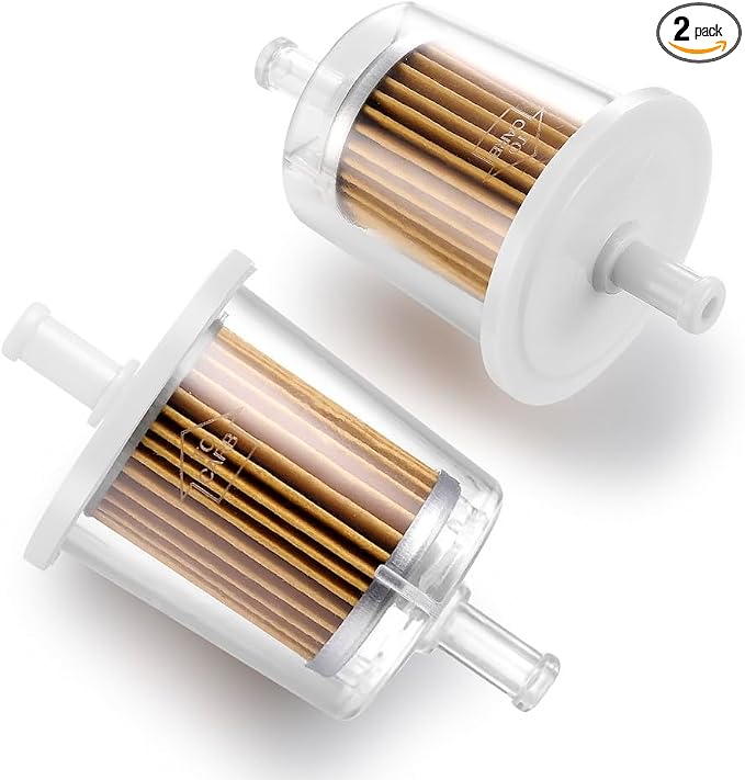 FUEL FILTER INDUSTRIAL HIGH PERFORMANCE UNIVERSAL INLINE GAS FILTER 5/16" 2 Pack by Deflife