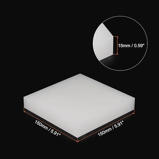 HARFINGTON Anti Vibration Pads 5.9" x 5.9" x 0.59" Silicone Rubber Vibration - Image 2
