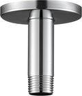 OFFO Shower Arm with Flange, 3 in Ceiling Mount Replacement Rain Shower Head Straight Arm Ceiling-Mounted For Fixed Shower Head & High Pressure Rain, Chrome