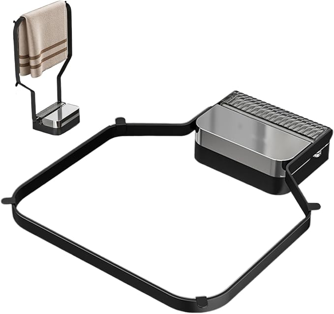 Corner Sink Strainer – PC ABS Iron Art 16.6x21.8x2cm | Foldable Basket Strainer by Unknown