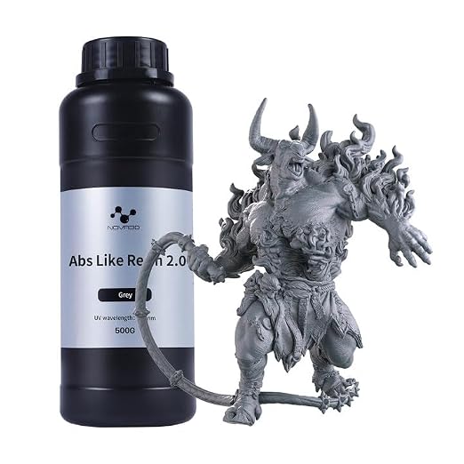 Nova3D ABS-Like 3D Printer Resin 2.0, Enhanced Toughness and Strength, High by NOVA3D-3DPrintersAndResins