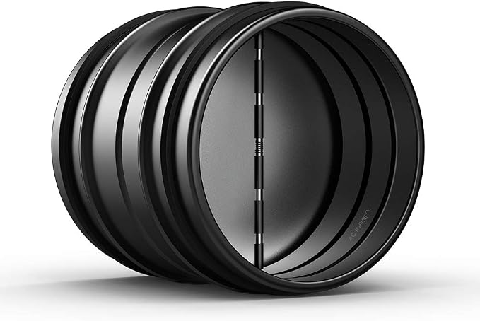AC Infinity 8” Backdraft Damper, One-Way Airflow Ducting Insert by ACInfinity