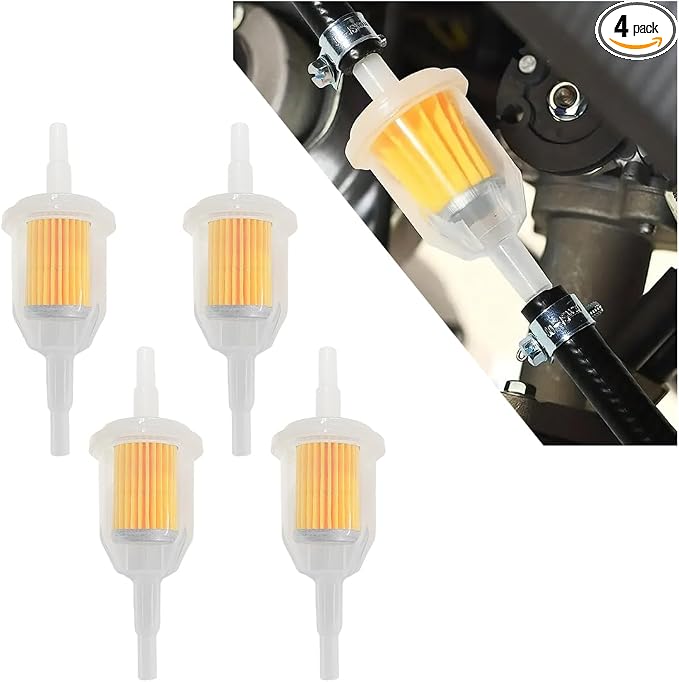 4 PCS Gas Inline Fuel Filters by Unknown