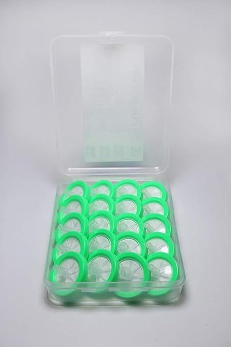 LINKTOR Syringe Filter Nylon Orangnic Filtration, 25mm Diameter 0.22um Pore - Image 2