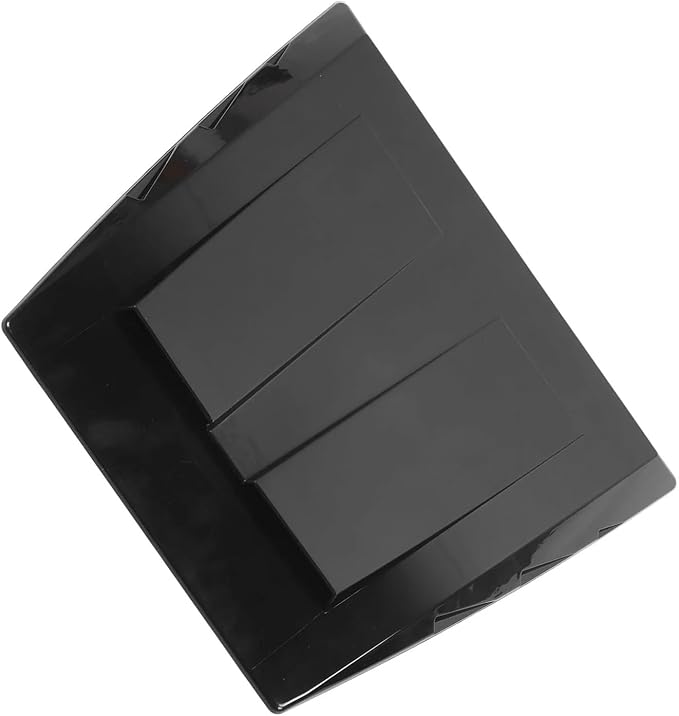Gloss Black Hood Vent Cover Air Intake Decorative Trim Compatible - Image 4