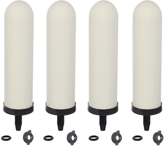 HUINING 4PCS 7-inch Replacement Ceramic Filter Candle by HUINING
